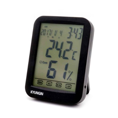 경인 디지털 온습도계 TH-909 터치 온도 습도 측정
