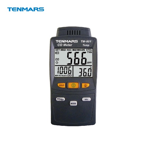 TENMARS TM-801 일산화탄소 측정기 휴대용 CO측정