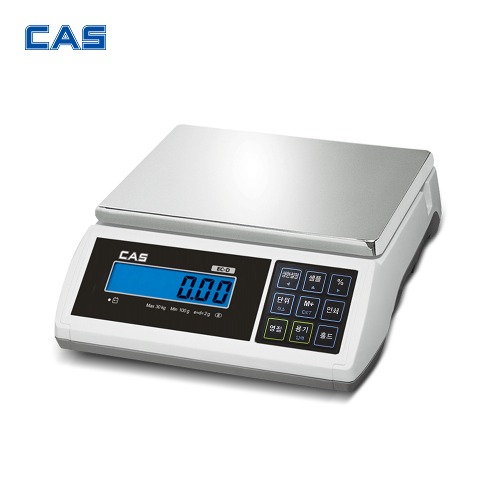CAS 카스 다기능 전자저울 EC-30D 30kg (2g) 충전식 계량 계수