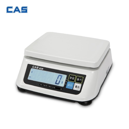 CAS 카스 디지털 전자저울 SWII-15CS 15kg (5g) 비교 홀드 계수