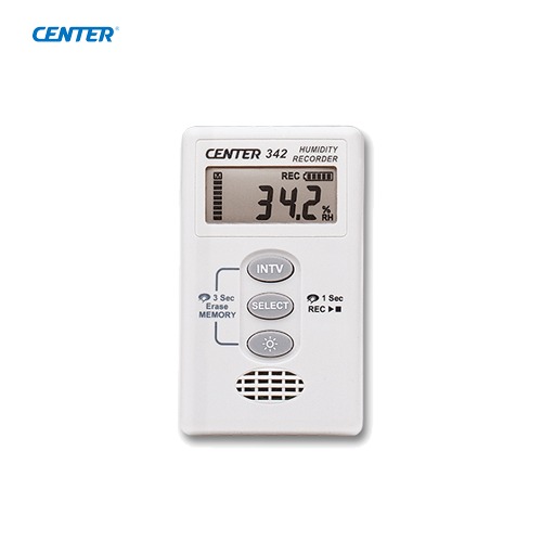 CENTER 데이터로거 온습도기록계 CENTER342 (생활방수) 온습도계