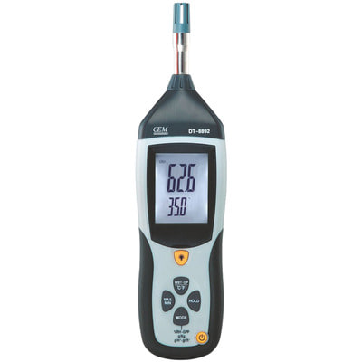 CEM DT-8892 디지털 듀얼 표시 온도 습도 측정기