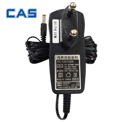 카스 정품 12V(-) 1.5A 정전압 전자저울 어댑터