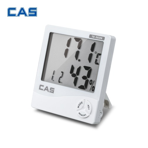 카스 디지털 온습도계 TE-303N 실내 온도 습도 측정 관리 탁상용 벽걸이용