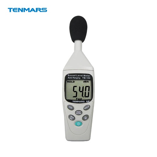 TENMARS 디지털 소음계 TM-102 소음 30~130dB 측정