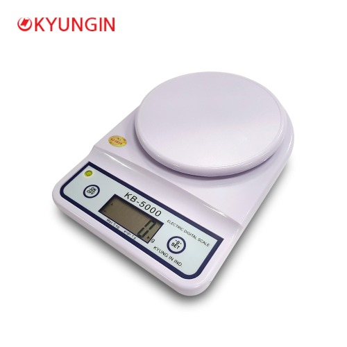 경인산업 디지털 주방저울 KB-5000 (5kg/1g) 전자저울