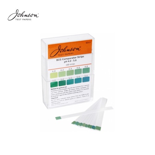 Johnson 존슨 pH 4.0-5.6 테스트 페이퍼 100매 (스틱형) 김치 산도 영국산